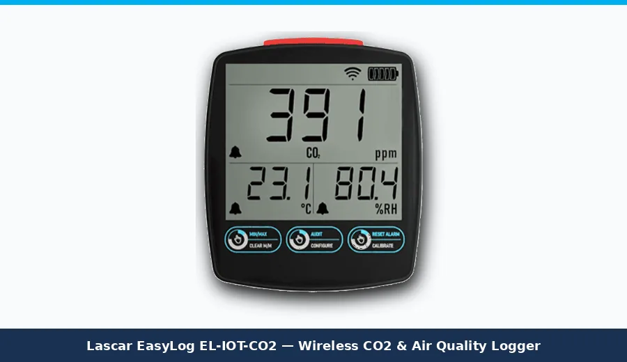 Lascar EasyLog EL-IOT-CO2 wireless CO2 and air quality data logger