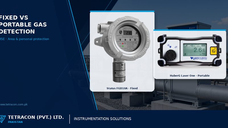 Fixed versus portable gas detection for industrial HSE in Pakistan