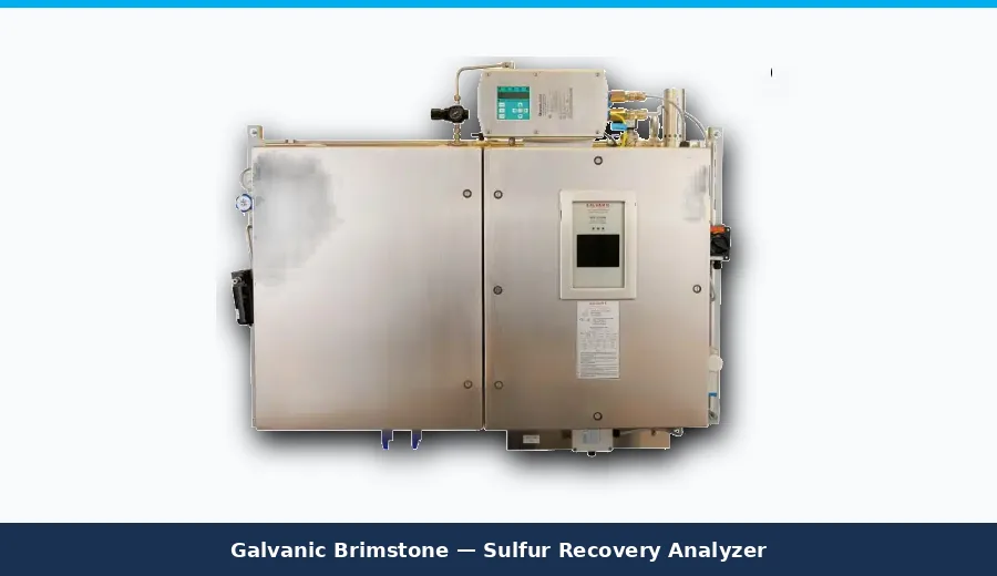 Galvanic Brimstone sulfur recovery analyzer
