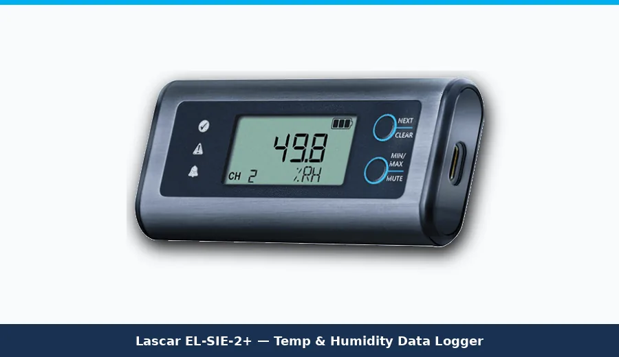 Lascar EL-SIE-2+ temperature and humidity data logger