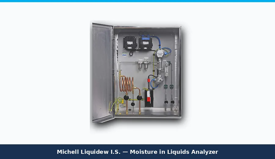 Michell Liquidew I.S. Moisture in Liquids Analyzer