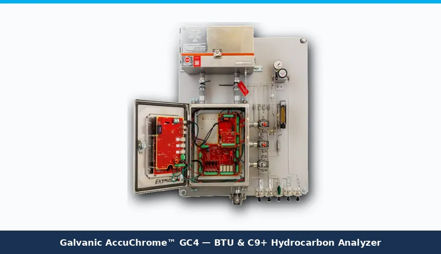 Galvanic AccuChrome GC4 BTU and C9+ Hydrocarbon Analyzer