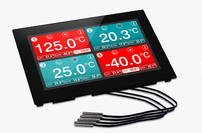 EL-SGD 70-ATP Panel-Mount Four-Channel Temperature Data Logger