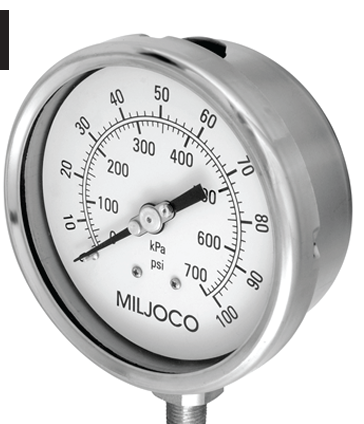 P4098LY-SS Industrial Pressure Gauge