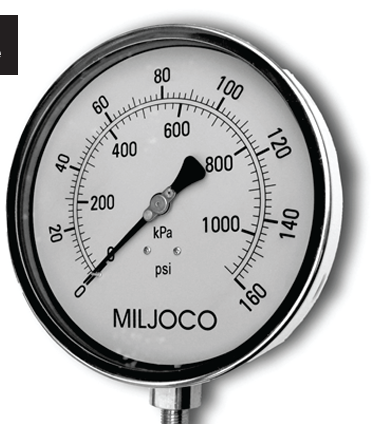 P6098LY-SS Industrial Pressure Gauge