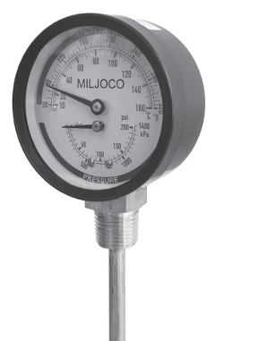 PB3008 Pressure/Temperature Gauge