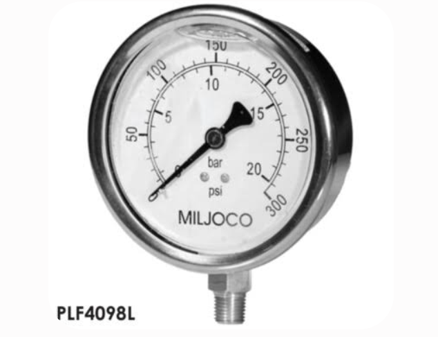 PLF4098L Glycerine-Filled Pressure Gauge