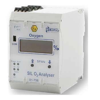 SIL O2 analyzer sensor cell for calibration